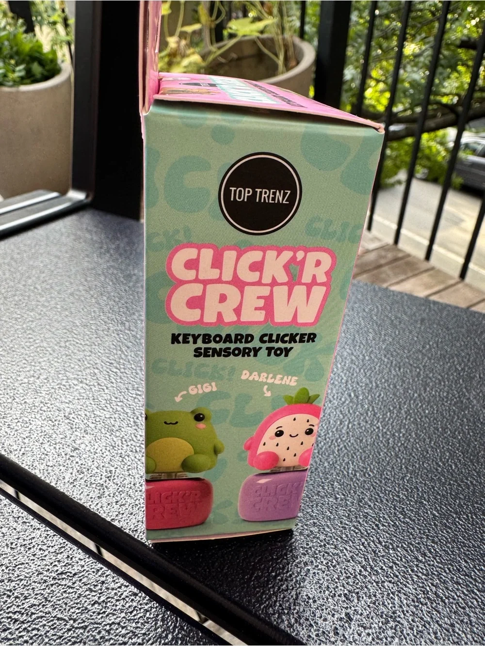Click'R Crew Brown Bear Keyboard Clicker Sensory Toy - Brown/Teal